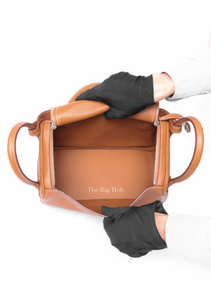 Hermes Gold Clemence Lindy 30 Bag PHW