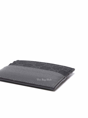 Gucci Black/Gray Cut-out Interlocking G Coin Wallet