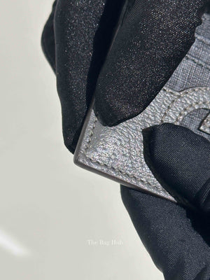Gucci Black/Gray Cut-out Interlocking G Coin Wallet