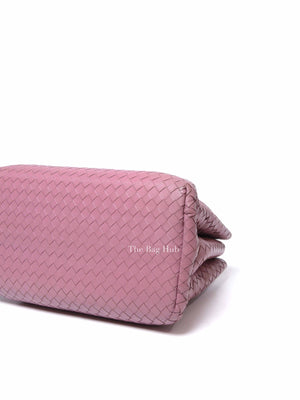 Bottega Veneta Old Rose Intrecciato Roma Small 2way Bag