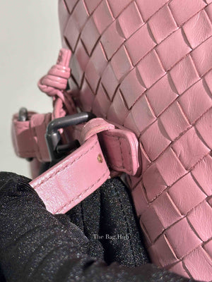 Bottega Veneta Old Rose Intrecciato Roma Small 2way Bag