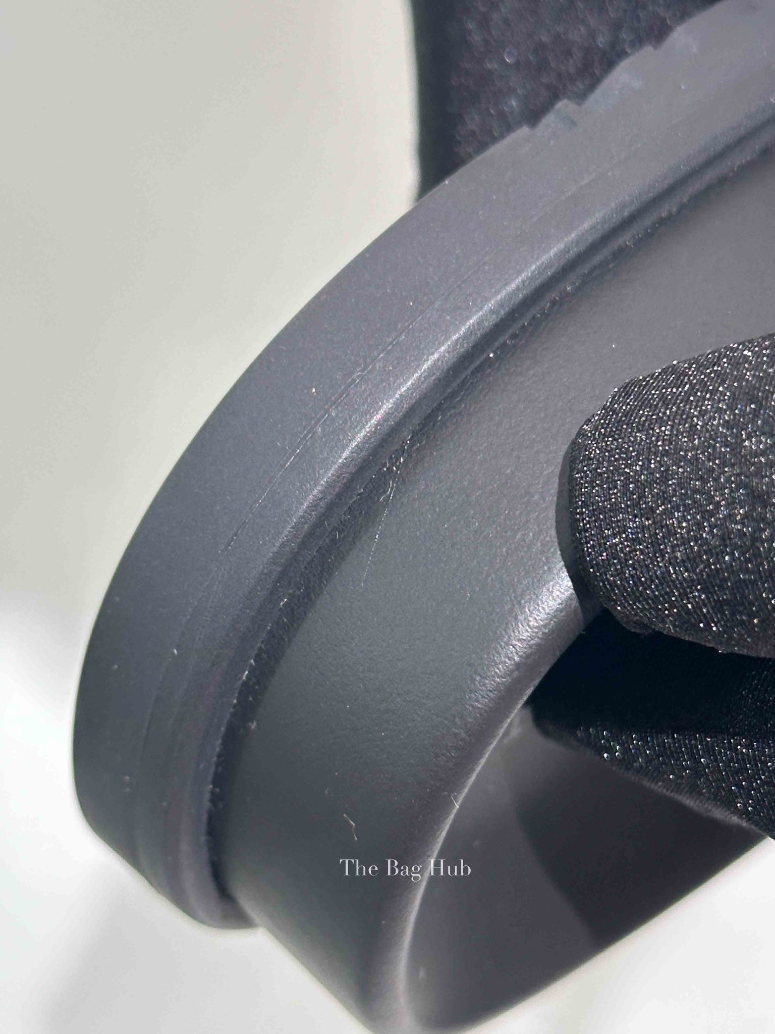 Hermes Black Chypre Sandals Size 36.5