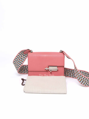 Hermes Rose Azalea Chevre Verrou Mini Bag PHW