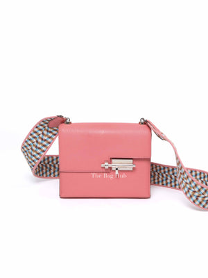Hermes Rose Azalea Chevre Verrou Mini Bag PHW