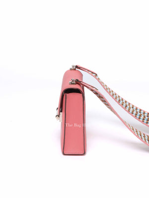 Hermes Rose Azalea Chevre Verrou Mini Bag PHW