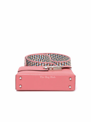 Hermes Rose Azalea Chevre Verrou Mini Bag PHW