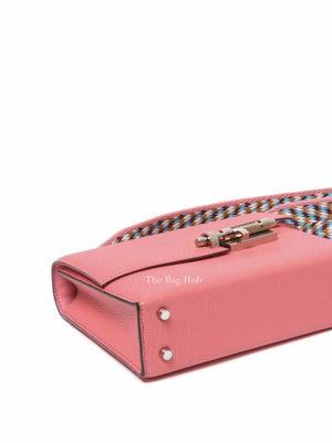 Hermes Rose Azalea Chevre Verrou Mini Bag PHW