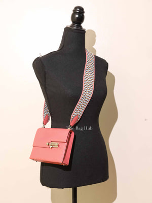 Hermes Rose Azalea Chevre Verrou Mini Bag PHW