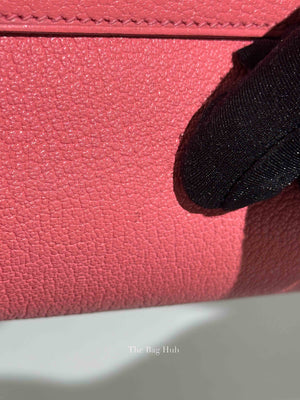 Hermes Rose Azalea Chevre Verrou Mini Bag PHW