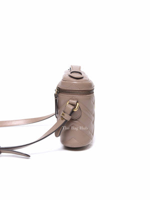 Gucci Dusty Pink Leather GG Marmont Vanity Bag