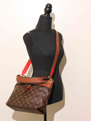 Louis Vuitton Caramel  Leather Monogram Tuileries Besca Handbag