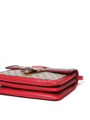 Gucci Red GG Supreme Monogram Medium Queen Margaret Shoulder Bag