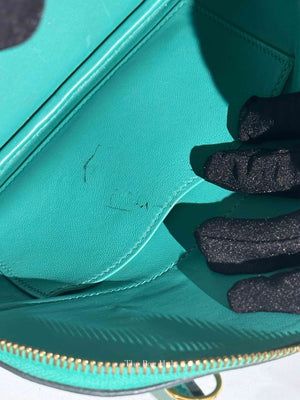 Hermes Vert Jade Epsom Bolide 27 Bag GHW