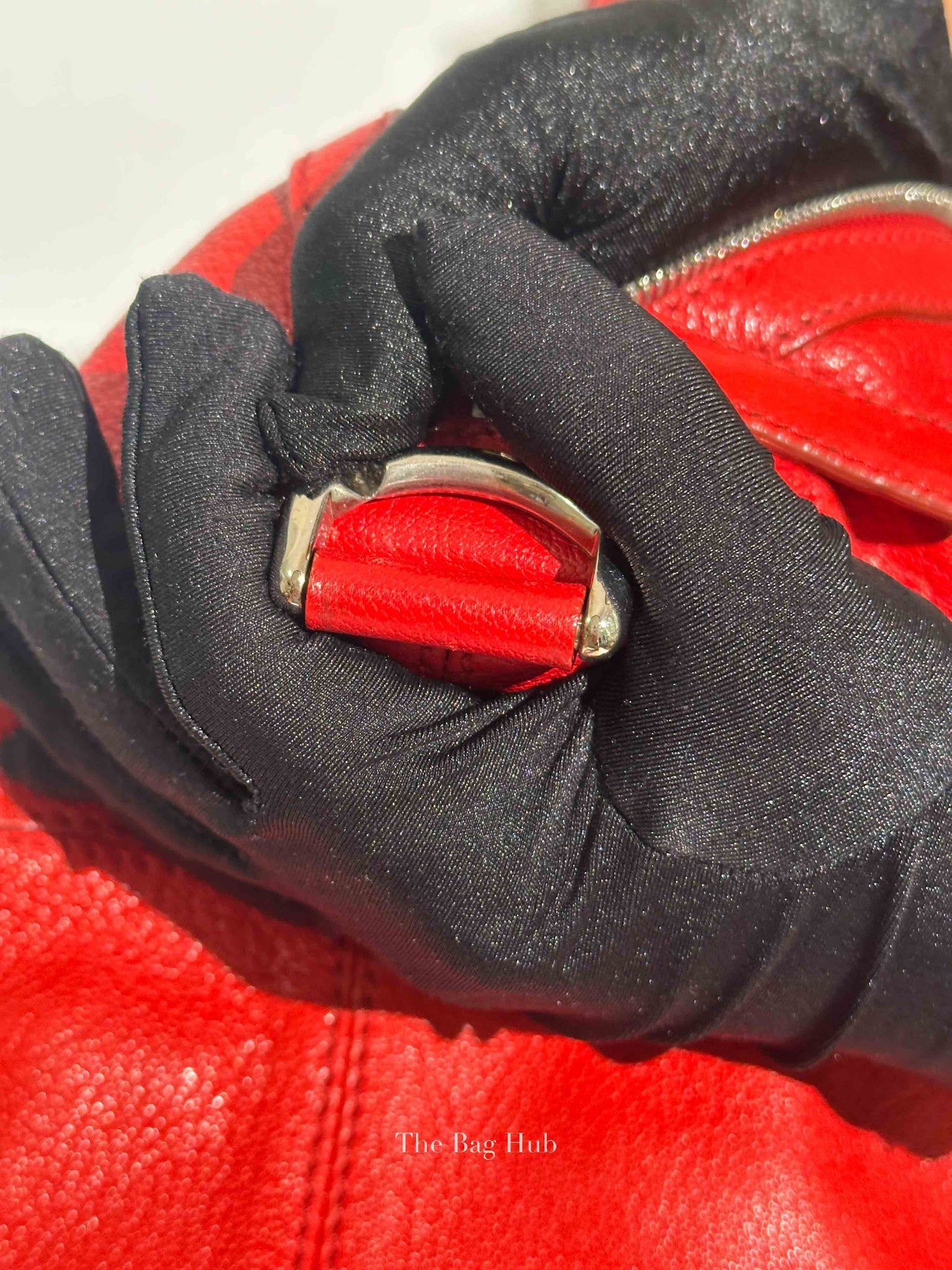 Givenchy Red Leather Nightingale Small Bag