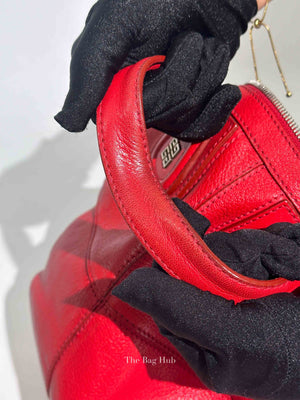Givenchy Red Leather Nightingale Small Bag