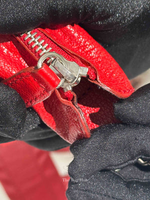 Givenchy Red Leather Nightingale Small Bag
