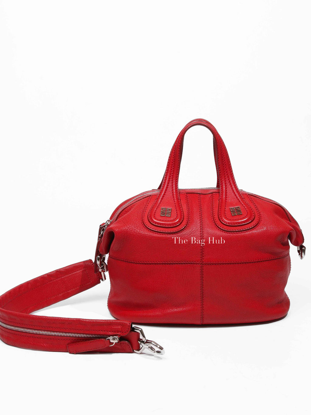 Givenchy Red Leather Nightingale Small Bag