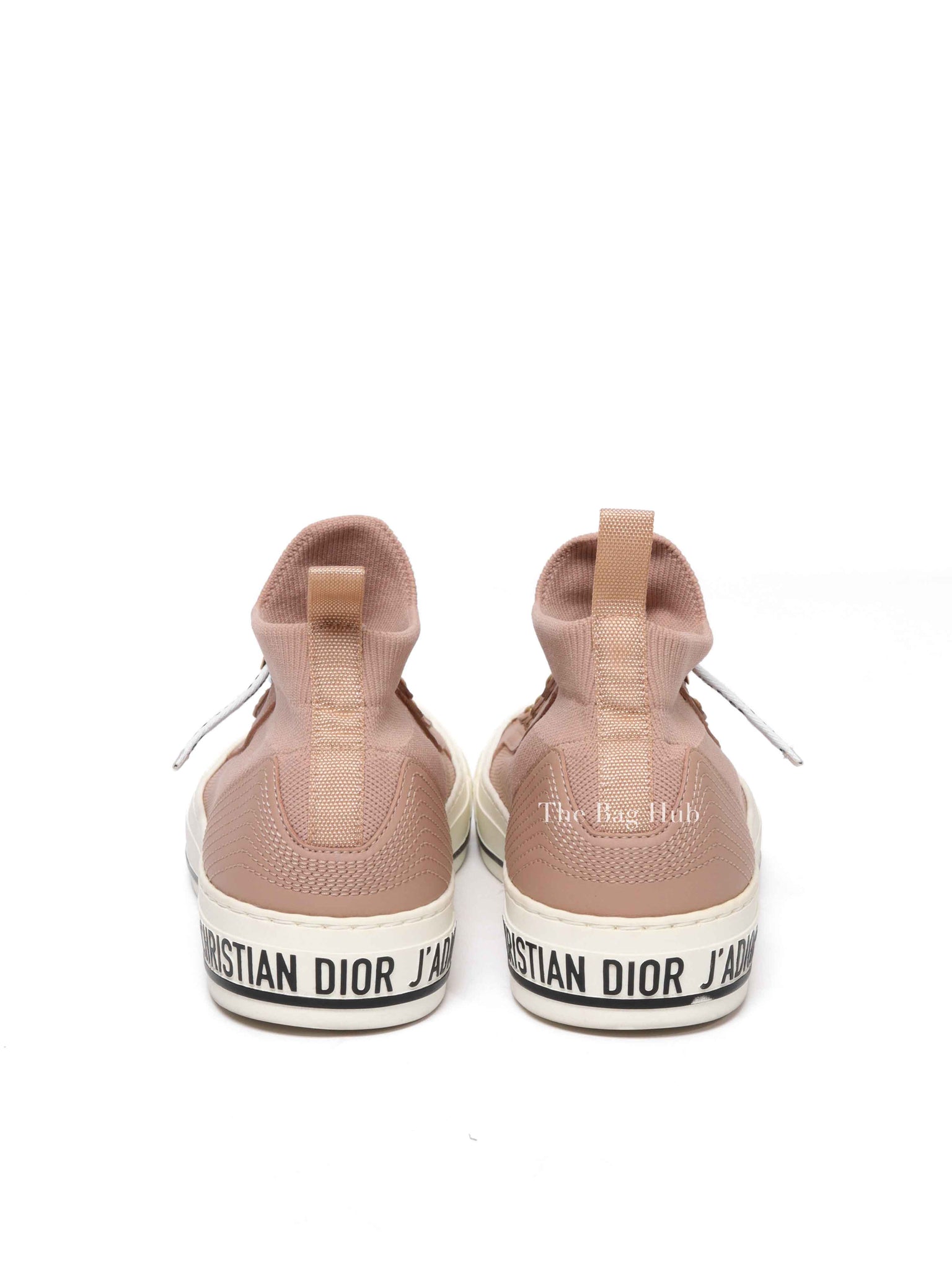 Dior Nude Technical Knit Walk'n Dior High Top Women's Sneakers Size 37