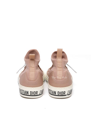 Dior Nude Technical Knit Walk'n Dior High Top Women's Sneakers Size 37