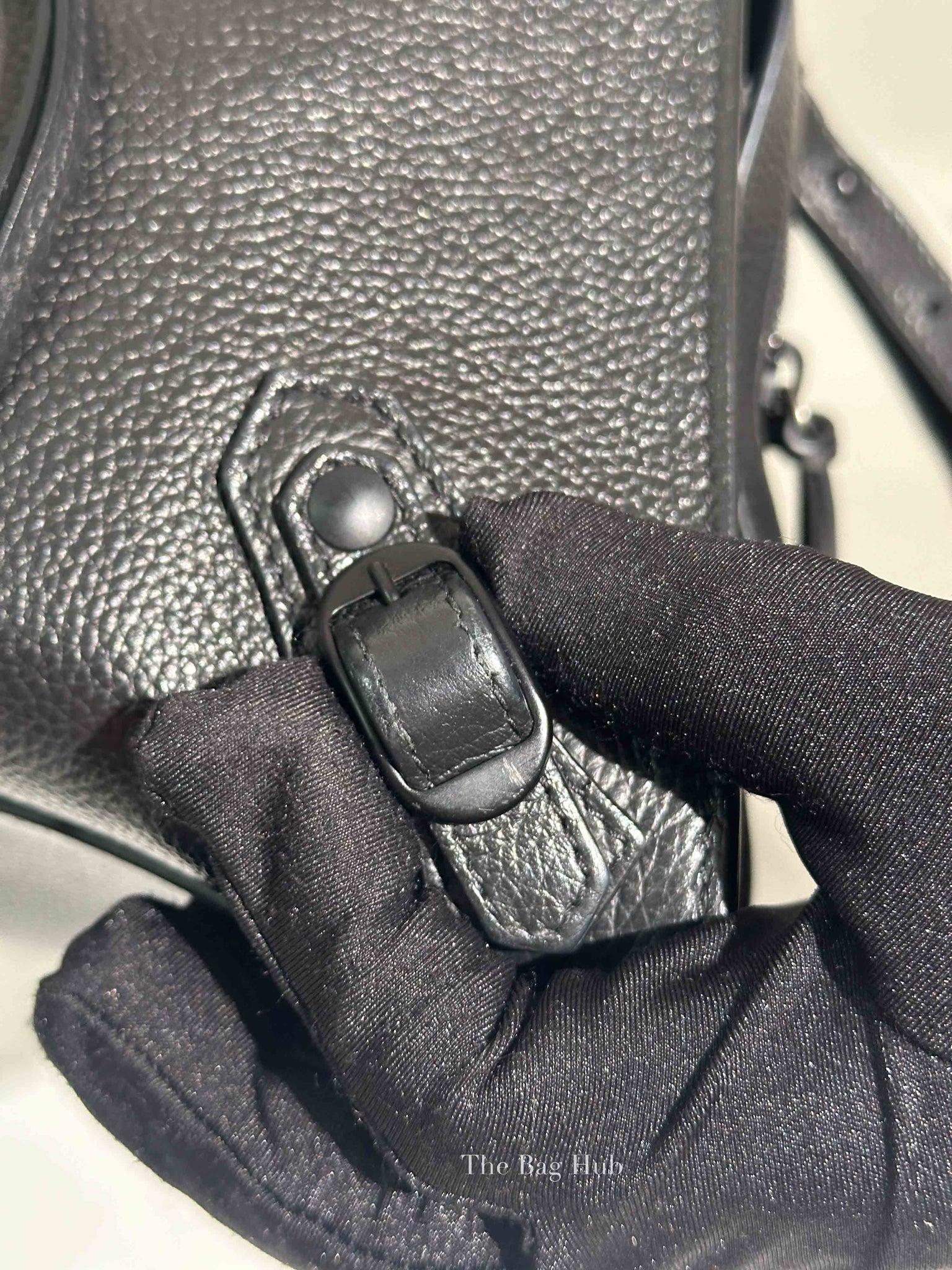 Balenciaga Black Grained Calfskin Neo Classic Small City Bag