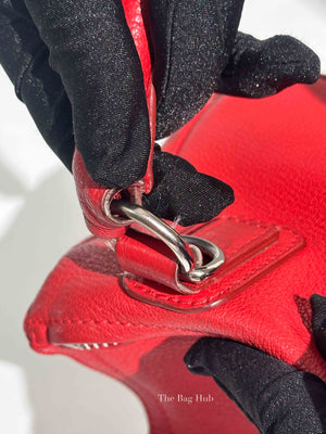 Givenchy Red Goatskin Small Pandora Bag