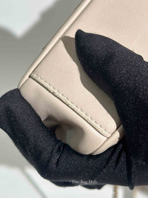 Chanel Neutral Chevron Lambskin Leather Small Pyramid CC Flap Bag