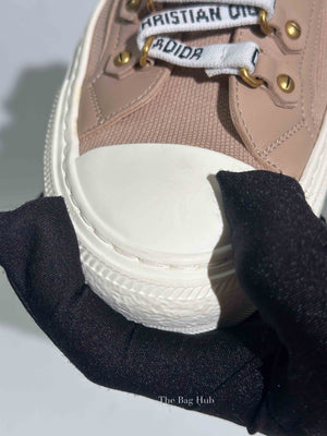 Dior Nude Technical Knit Walk'n Dior High Top Women's Sneakers Size 37