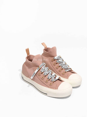 Dior Nude Technical Knit Walk'n Dior High Top Women's Sneakers Size 37