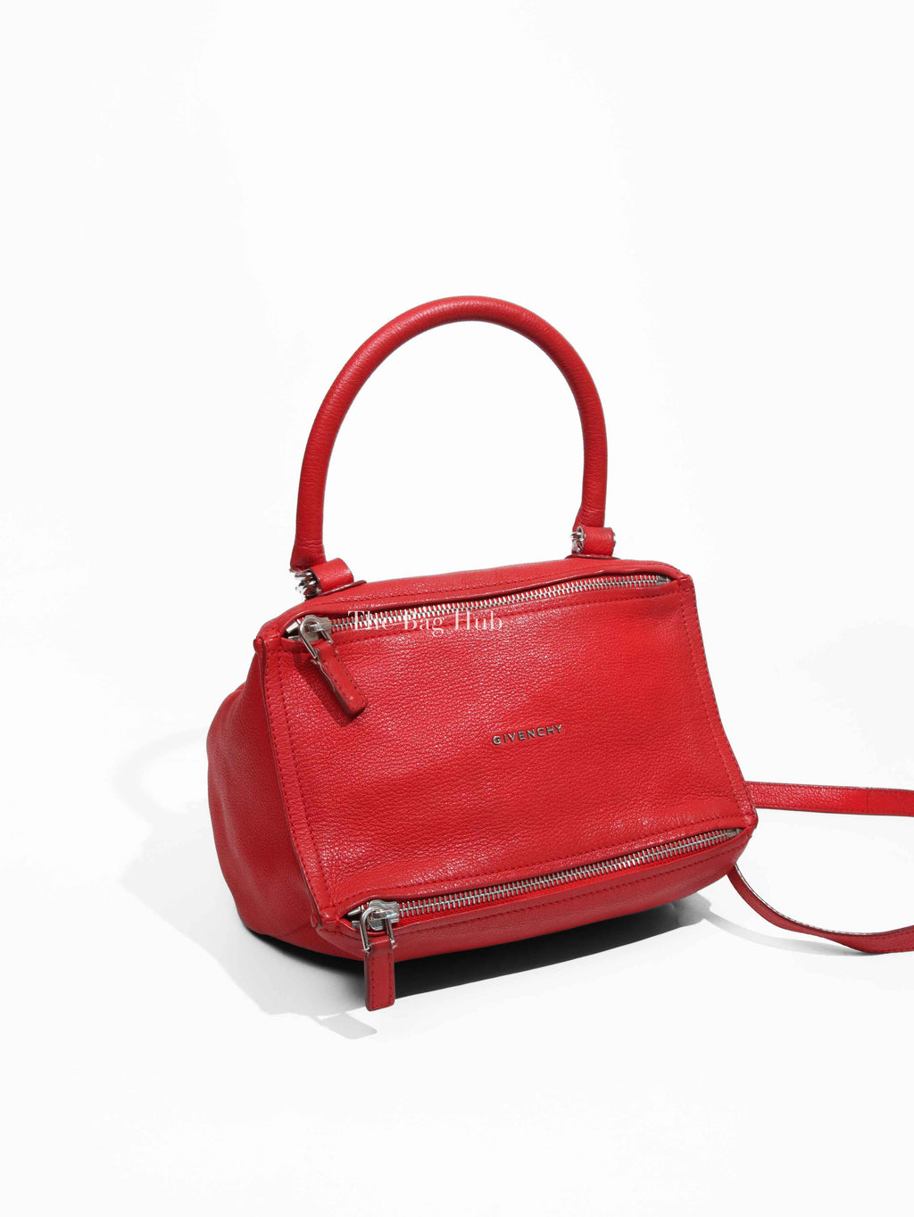 Givenchy Red Goatskin Small Pandora Bag