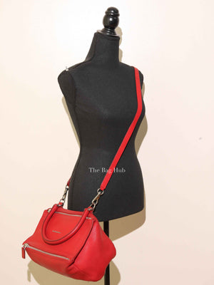Givenchy Red Goatskin Small Pandora Bag