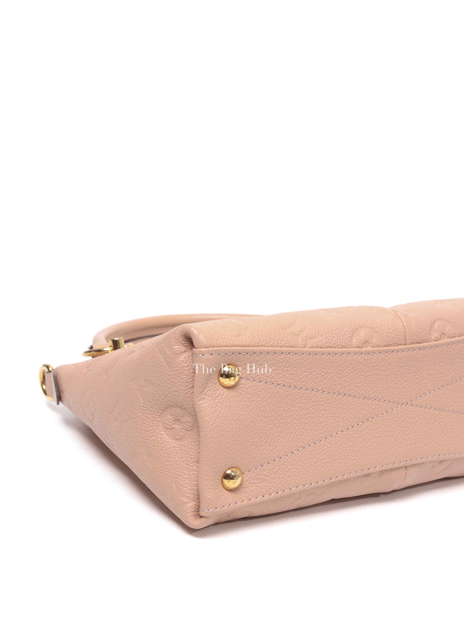 Louis Vuitton Beige Rose Cream Empreinte Monogram V Tote BB Bag