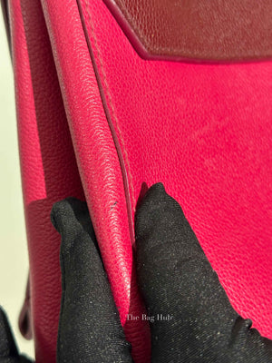 Louis Vuitton Grenat Dahlia Calfskin Lockme II Top Handle Bag