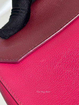 Louis Vuitton Grenat Dahlia Calfskin Lockme II Top Handle Bag