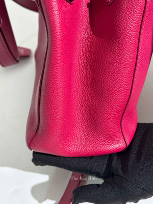 Louis Vuitton Grenat Dahlia Calfskin Lockme II Top Handle Bag
