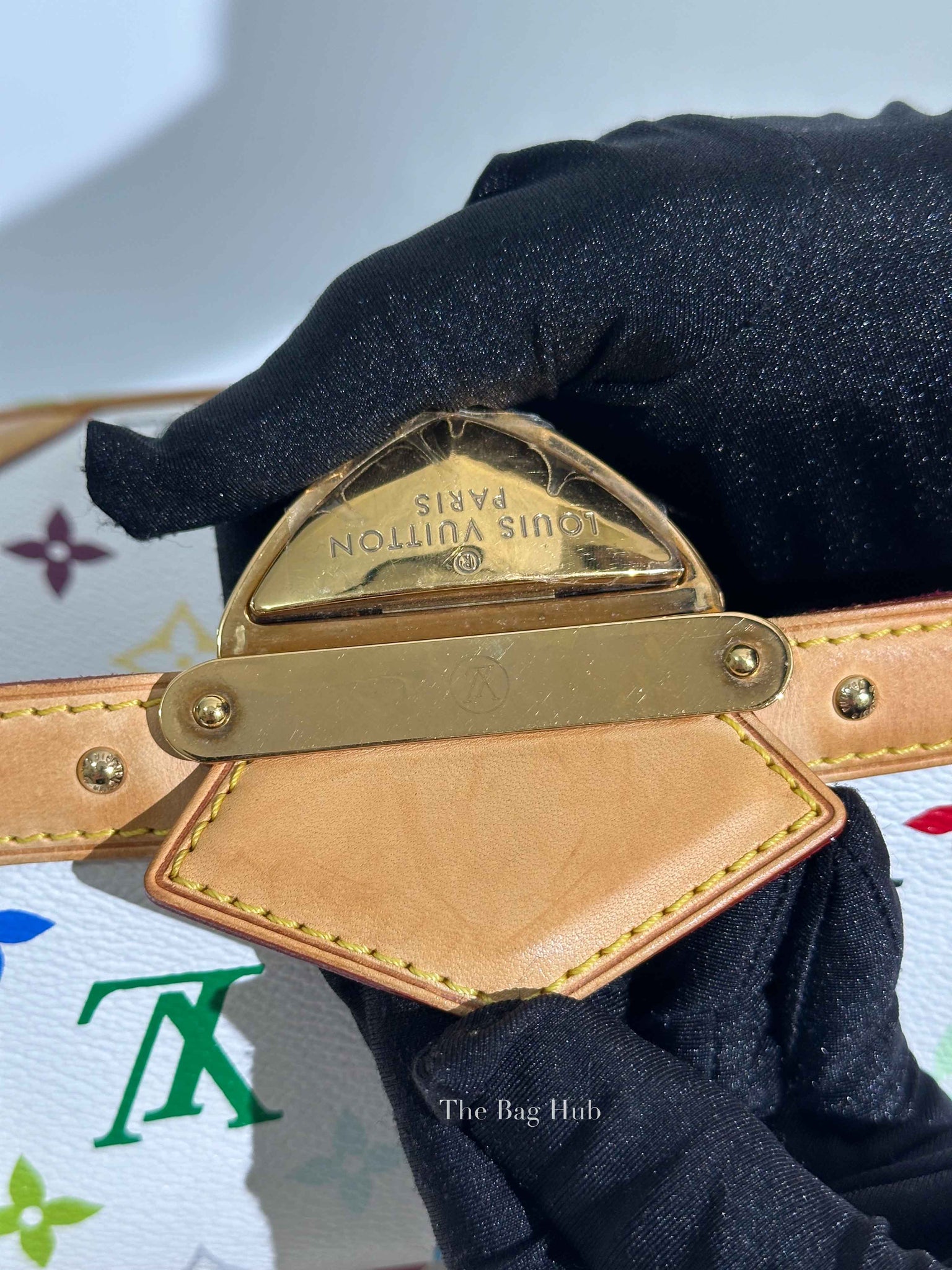 Louis Vuitton White Multicolor Monogram Canvas Rita Bag