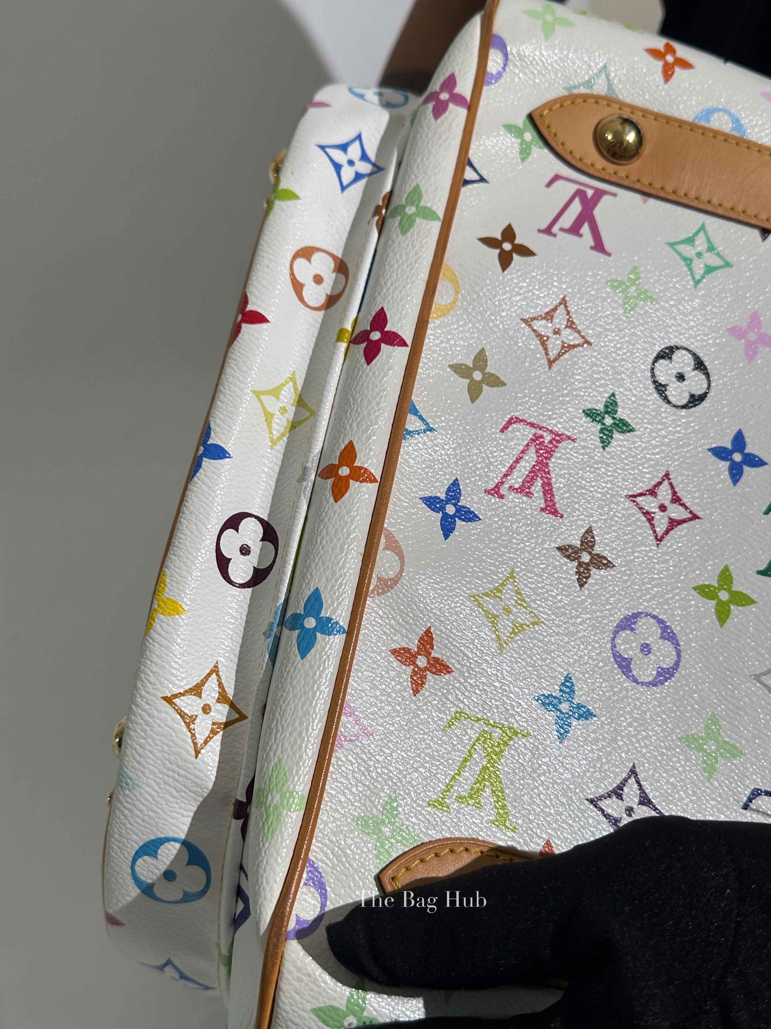 Louis Vuitton White Multicolor Monogram Canvas Rita Bag