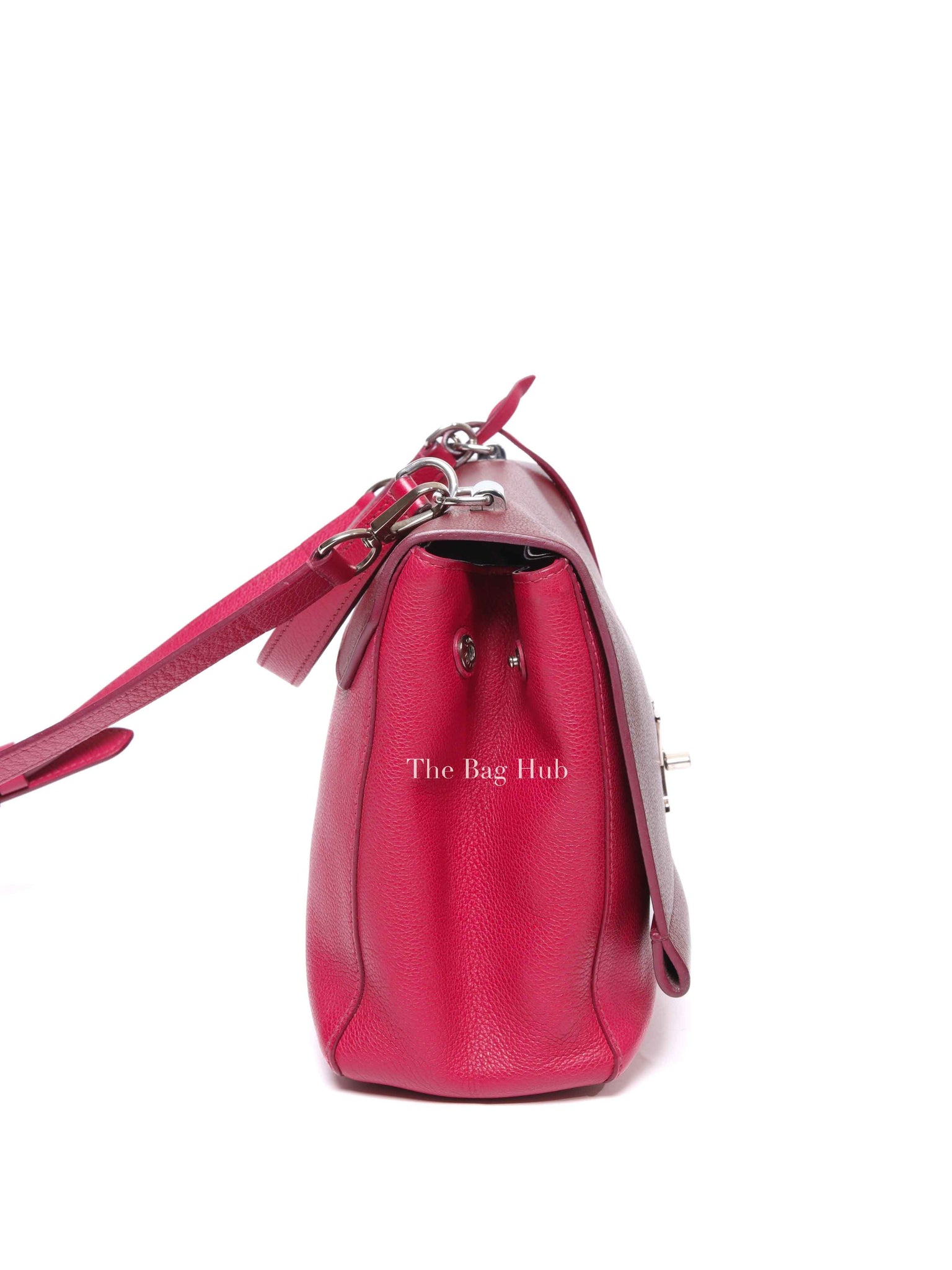 Louis Vuitton Grenat Dahlia Calfskin Lockme II Top Handle Bag