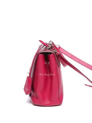 Louis Vuitton Grenat Dahlia Calfskin Lockme II Top Handle Bag