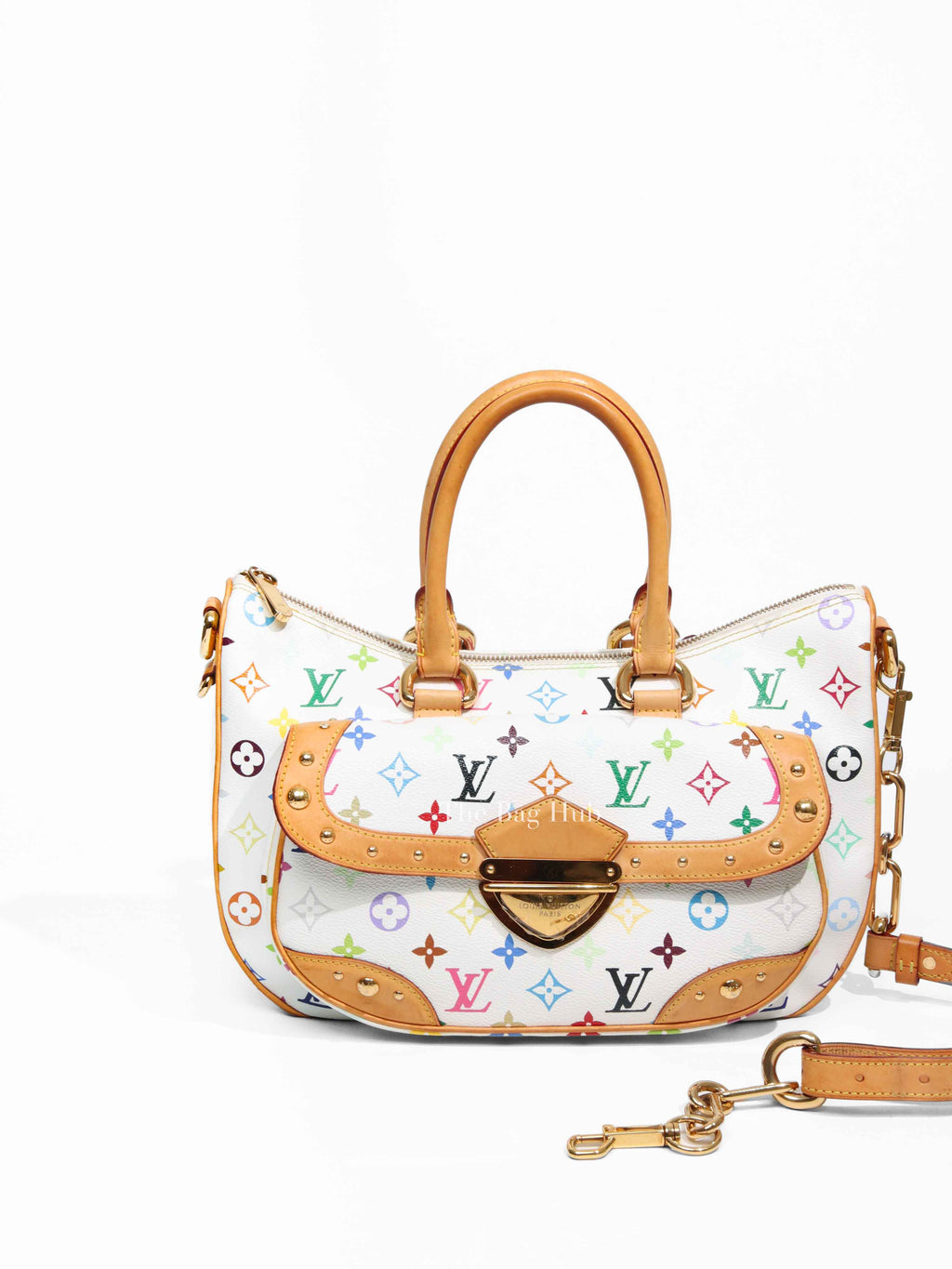 Louis Vuitton White Multicolor Monogram Canvas Rita Bag