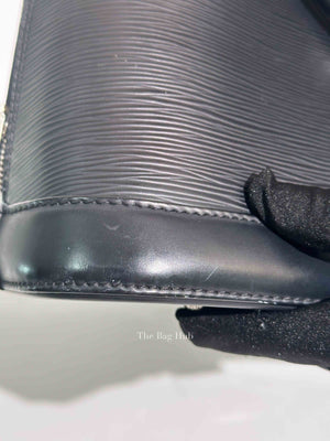 Louis Vuitton Black Epi Leather Alma PM Handbag