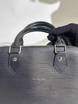Louis Vuitton Black Epi Leather Alma PM Handbag