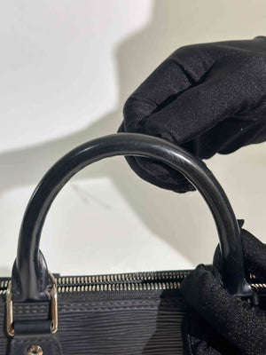 Louis Vuitton Black Epi Leather Alma PM Handbag