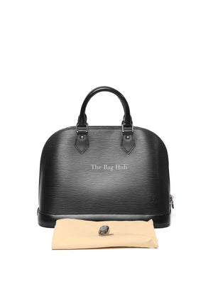 Louis Vuitton Black Epi Leather Alma PM Handbag