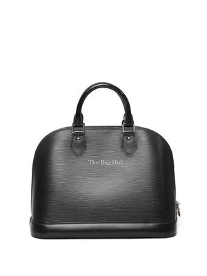 Louis Vuitton Black Epi Leather Alma PM Handbag