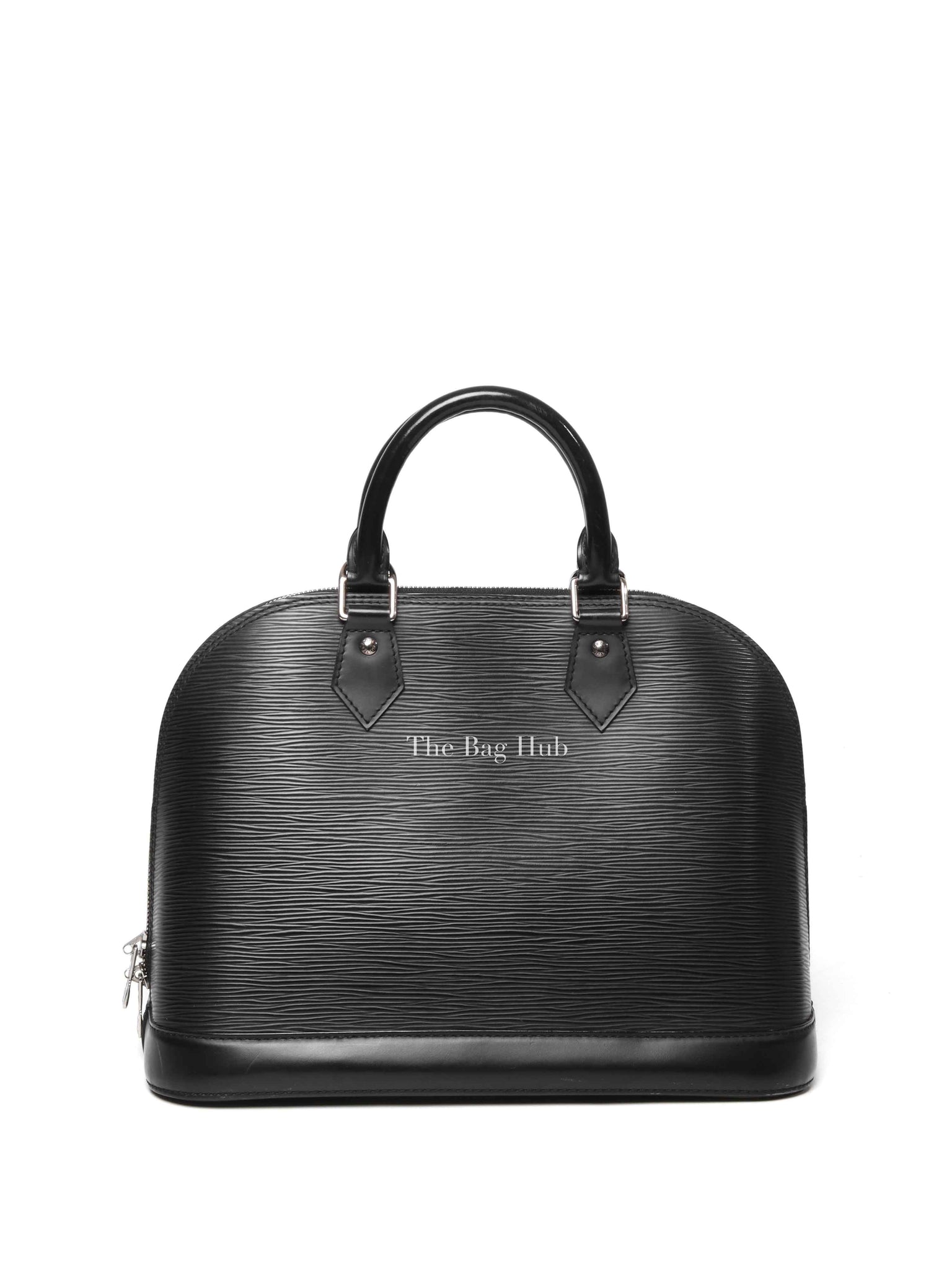 Louis Vuitton Black Epi Leather Alma PM Handbag