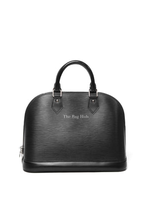 Louis Vuitton Black Epi Leather Alma PM Handbag