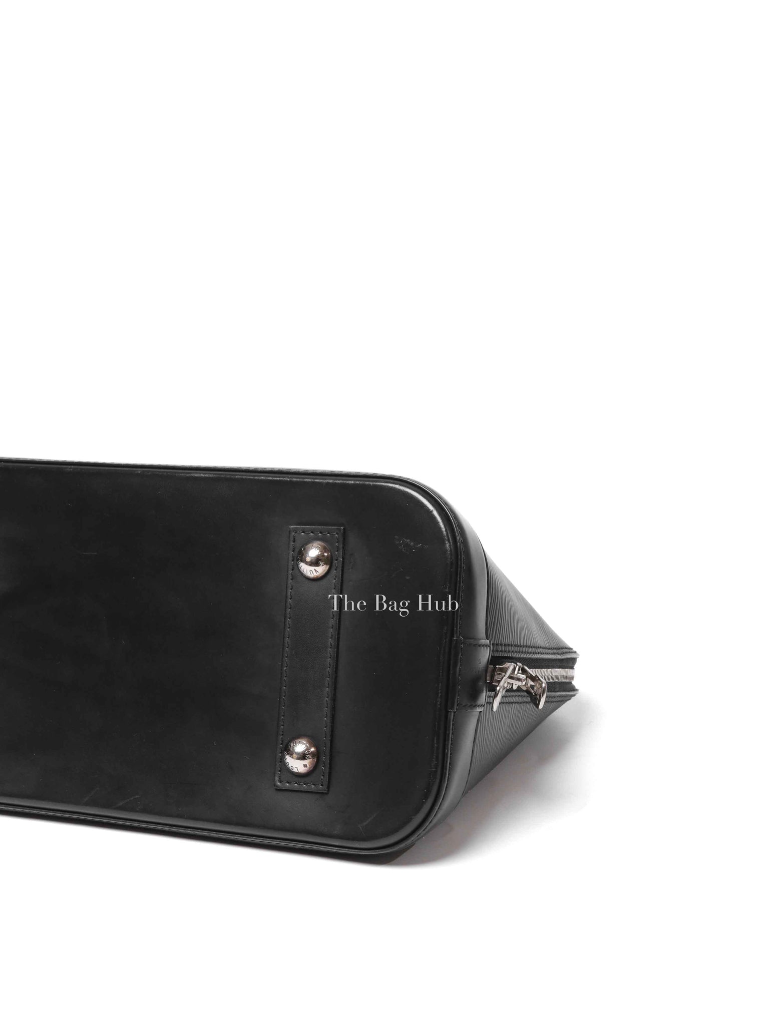 Louis Vuitton Black Epi Leather Alma PM Handbag
