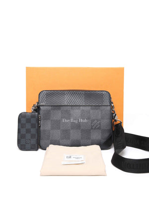 Louis Vuitton Damier Graphite Canvas 3D Trio Messenger Bag
