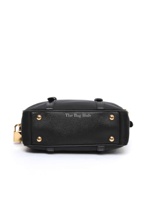 Prada Black Tessuto Nylon Saffiano Bauletto 2way Bag