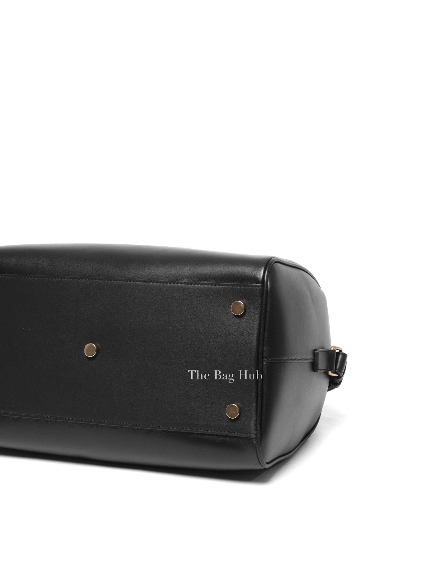 Saint Laurent Black Leather Classic Duffle Bag